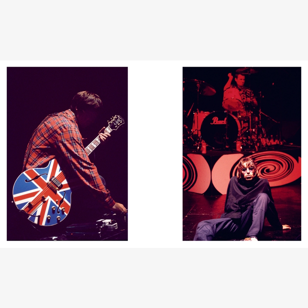 Interior photography of Oasis performing